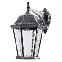 Arte Lamp Genova Серый/Прозрачный Светильник уличный настенный 1x75W E27 A1202AL-1BS фото