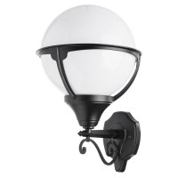 Arte Lamp Monaco Черный/Белый Светильник уличный настенный 100W E27 A1491AL-1BK фото
