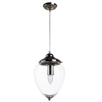 Arte Lamp Rimini Хром/Прозрачный Светильник подвесной 60W E27 A1091SP-1CC фото