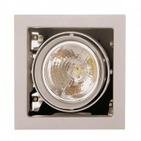 Lightstar Cardano Серый/Серый/Серый Встраиваемый светильник 214117 G53 1х50W IP20 214117 фото