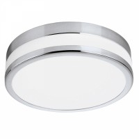 Eglo Светильник LED настенно-потолочный LED PALERMO, 11W (LED), Ø225, IP44, сталь, хром/сатиновое стекло, белое покрытие 94998 фото