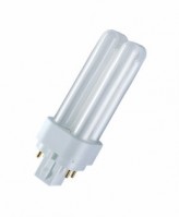 Osram Лампа люминесцентная компактная Dulux D/E 18W/840 холод. белый G24q-2 4050300017617 фото