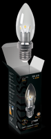 Gauss Лампа LED свеча для хрустальных люстр E27 3W 2700K CL HA103202103 фото