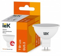 IEK  Лампа светодиодная ECO MR16 софит 7Вт 230В 3000К GU5.3 LLE-MR16-7-230-30-GU5 фото