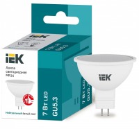 IEK  Лампа светодиодная ECO MR16 софит 7Вт 230В 4000К GU5.3 LLE-MR16-7-230-40-GU5 фото