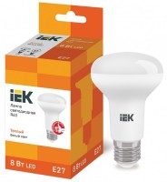 IEK Лампа светодиодная ECO R63 рефлектор 8Вт 230В 3000К E27 LLE-R63-8-230-30-E27 фото