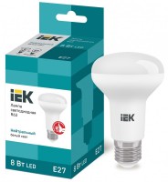 IEK Лампа светодиодная ECO R63 рефлектор 8Вт 230В 4000К E27 LLE-R63-8-230-40-E27 фото