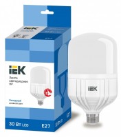 IEK Лампа светодиодная HP 30Вт 230В 6500К E27 LLE-HP-30-230-65-E27 фото
