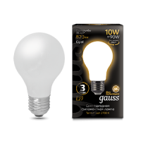 Gauss Лампа LED Filament A60 Opal E27 10W 2700К 1/10/40 102202110 фото