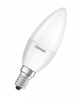 Osram Лампа светодиодная (LED) «шар» E14 5Вт 210-230В матовая нейтральная холодно-белая 4000К 4058075056886 фото