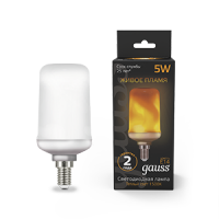 Gauss Лампа LED T65 Corn Flame 5W E14 1500K 1/10/100 157401105 фото