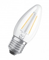 Osram Светодиодная филаментная лампа LED STAR Classic B 5W (замена 60Вт),теплый белый свет, прозрачная колба, Е27 4058075212398 фото