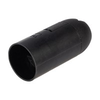 REXANT Патрон пластиковый термостойкий подвесной Е14, черный 11-8843-4 фото