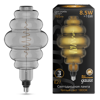 Gauss Лампа Filament Honeycomb 8.5W 165lm 1800К Е27 gray LED 161802005 фото