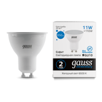 Gauss Лампа Elementary MR16 11W 850lm 6500K GU10 LED 13631 фото