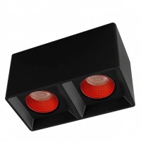 Denkirs DK3085-BK+RD Светильник накладной IP 20, 10 Вт, GU5.3, LED, черный/красный, пластик DK3085-BK+RD фото