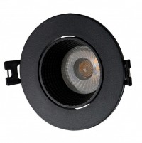 Denkirs DK3061-BK Встраиваемый светильник, IP 20, 10 Вт, GU5.3, LED, черный/черный, пластик DK3061-BK фото