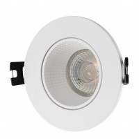 Denkirs DK3061-WH Встраиваемый светильник, IP 20, 10 Вт, GU5.3, LED, белый/белый, пластик DK3061-WH фото