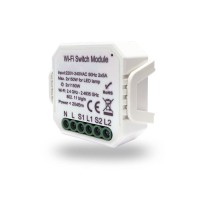 Denkirs RL1002-SM Двухканальное Wi-Fi реле-выключатель 2 x 1150 Вт / 2 x 100 Вт для LED RL1002-SM фото