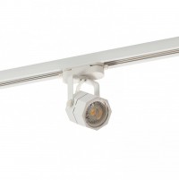 Denkirs DK6004-WH Трековый светильник IP 20, 50 Вт, GU10, белый, алюминий DK6004-WH фото