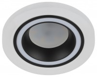 ЭРА Встраиваемый светильник декоративный DK90 WH/BK MR16/GU5.3 белый/черный Б0054359 фото