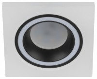 ЭРА Встраиваемый светильник декоративный DK91 WH/BK MR16/GU5.3 белый/черный Б0054361 фото