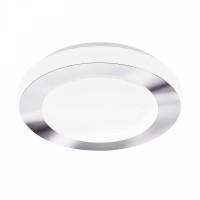 Eglo Светодиод. настенно-потол. светильник LED CARPI, 11W (LED), Ø300, IP44, сталь, хром, белый/пластик, белый 95282 фото