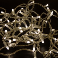 NEON-NIGHT Гирлянда «Нить» 10 м, 200 LED, прозрачный ПВХ, цвет свечения теплый белый с эффектом мерцания (каждый 5-й) 305-296 фото