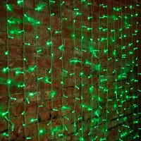 NEON-NIGHT Светов. занавес 1.5м светодиод. (LED) зеленый 22Вт 220-230В 235-304-6 фото