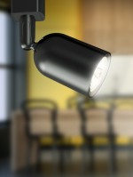 ЭРА Трековый светильник однофазный TR41-GU10 BK MR16 черный под лампу Б0054171 фото