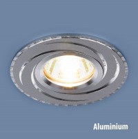 Elektrostandard Алюминиевый точечный светильник 2002 MR16 HL/SL графит/cеребро 4690389059704 a031339 фото