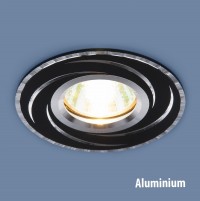 Elektrostandard Алюминиевый точечный светильник 2002 MR16 BK/SL черный/серебро 4690389059711 a031341 фото