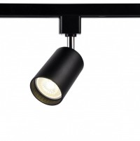 Ambrella Трековый однофазный светильник со сменной лампой GL5123 BK черный GU10 max 12W GL5123 фото