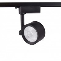 Ambrella Трековый однофазный светодиодный светильник GL6391 BK черный LED 7W 4200K 24° GL6391 фото