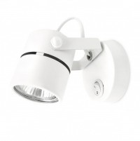 Ambrella Накладной поворотный светильник с выключателем TA100 WH белый GU10 D80*130*D60 TA100 фото