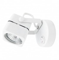 Ambrella Накладной поворотный светильник с выключателем TA108 WH белый GU10 D80*130*D60 TA108 фото