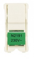 ABB Zenit Лампа неоновая для 1-полюсных выключателей и кнопок, цвет цоколя зелёный 2CLA219100N1001 фото