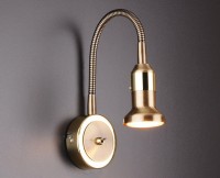 Elektrostandard Настенный светильник с гибким корпусом Plica 1215 MR16 бронза / золото 4690389012105 a025005 фото