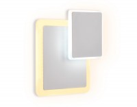 Ambrella Настенный светодиодный светильник FW106 WH/S белый/песок LED 3000K/6400K 18W 240*220*50 FW106 фото