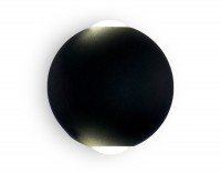 Ambrella Настенный светодиодный светильник FW131 BK/S черный/песок LED 4200K 10W D100*100 FW131 фото