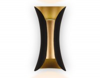Ambrella Настенный светодиодный светильник FW193 BK/GD/S черный/золото/песок  LED 4200K 10W 100*200*85 FW193 фото