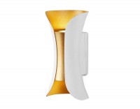 Ambrella Настенный светодиодный светильник FW194 WH/GD/S белый/золото/песок  LED 4200K 10W 100*200*85 FW194 фото