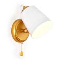 Ambrella Настенный светильник с выключателем TR3103 WH/GD белый/золото E14 max 40W 260*130*200 TR3103 фото