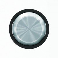 ABB SKY Moon Клавиша для 1-клавишных выключателей/переключателей/кнопок, кольцо чёрное стекло 2CLA860100A1501 фото