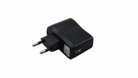 Сетевое зарядное устройство USB 220V (СЗУ) (5V, 1 000mA) черное Rexant 16-0239 фото