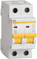 Автоматический выключатель 2П 2А B 4,5кА ВА47-29 IEK MVA20-2-002-B фото