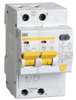IEK Дифференциальный автоматический выключатель АД12 2Р 63А 300мА MAD10-2-063-C-300 фото