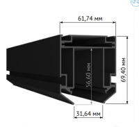 ST Luce ST015.129.02 Профиль для монтажа SKYLINE 220 в натяжной ПВХ потолок Длина 2 000мм ST015.129.02 фото