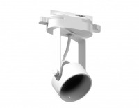 Ambrella Корпус светильника трековый C6601 WH белый D60*H135mm Out122mm MR16 GU10 (насадки D60mm) C6601 фото