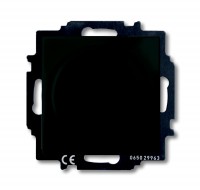 ABB BJB Basic 55 Шато (чёрн) Светорегулятор поворотно-нажимной 60-400 Вт для л/н 2CKA006515A0846 фото